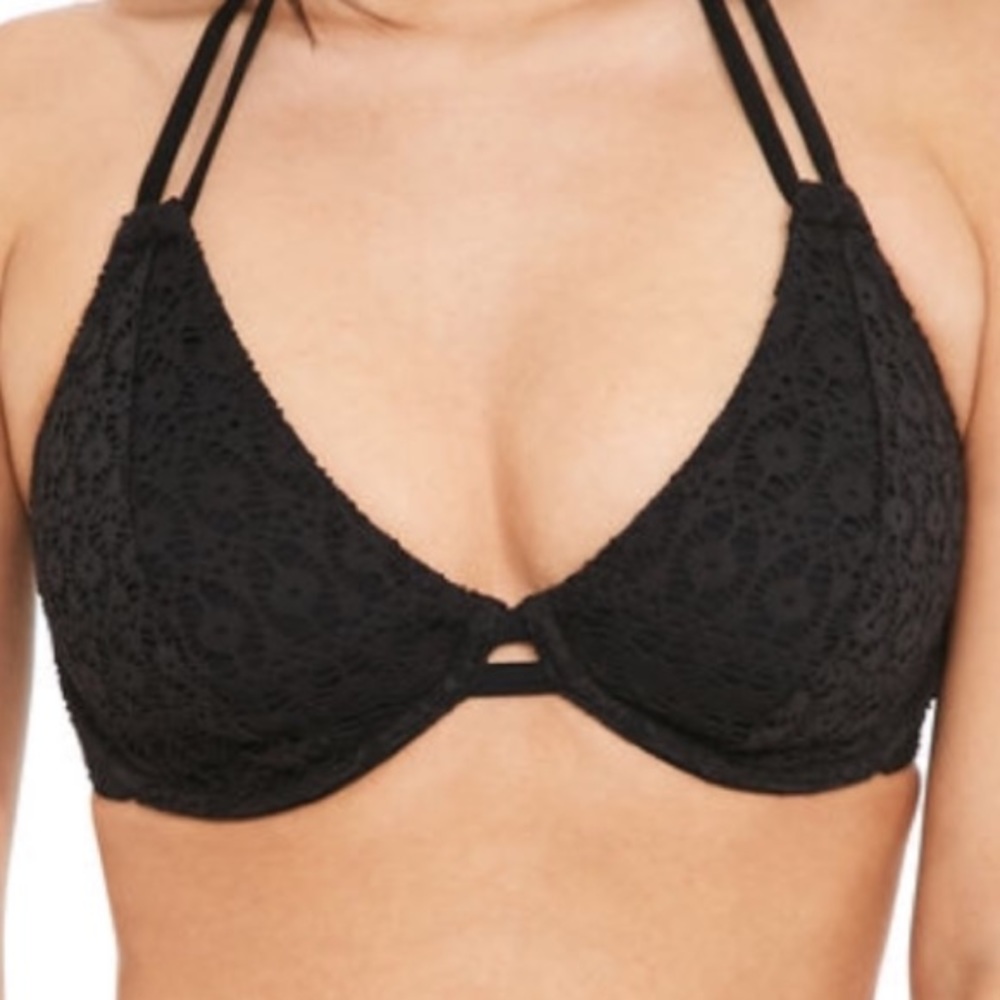 Lack lace halter bikini top 36DDD